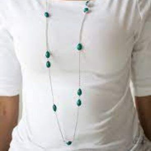 Paparazzi Necklace ~ Pacific Piers - Green